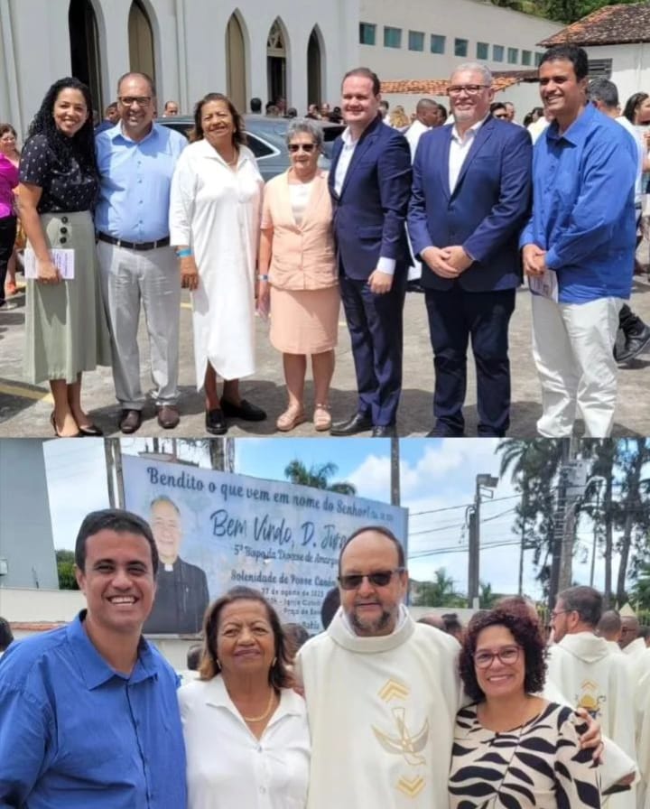 Câmara de Amargosa prestigia posse do novo bispo diocesano